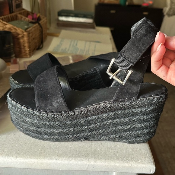 ASOS 8 black espadrille sandals - Picture 1 of 4